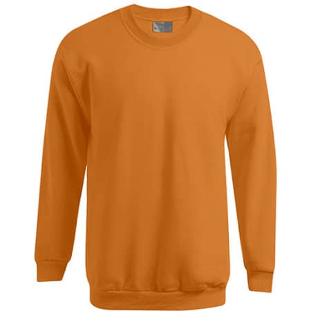 Weiches Herren-Sweatshirt in Orange von Promodoro (Artnum: E5099N