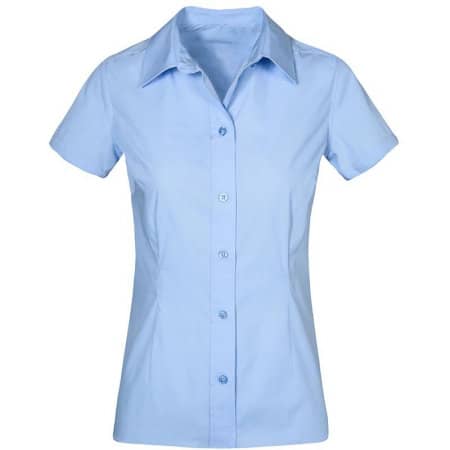 Pflegeleichte Poplin-Bluse mit Brusttasche von Promodoro (Artnum: E6305