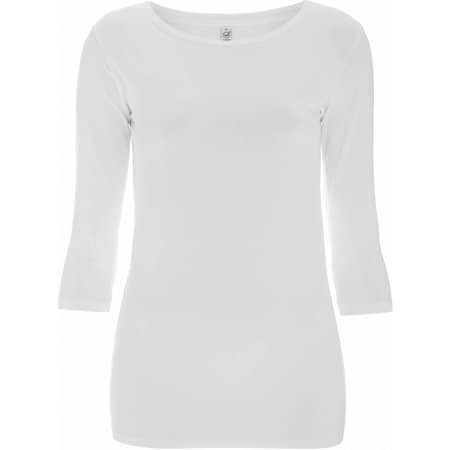 Fair produziertes Stretch T-Shirt aus Bio-Baumwollmix für Damen von EarthPositive (Artnum: EP07