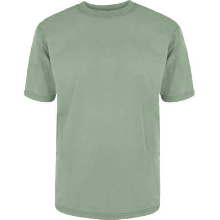 Heavy Oversized Herren T-Shirt aus nachhaltiger Bio-Baumwolle in Stone Wash Sage von EarthPositive (Artnum: EP19