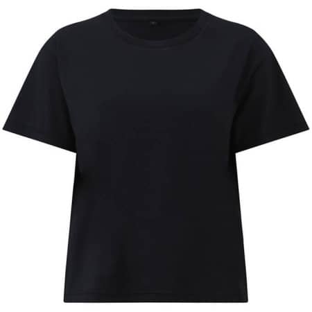 Damen T-Shirt  aus nachhaltiger Bio-Baumwolle Short in Black von EarthPositive (Artnum: EP25