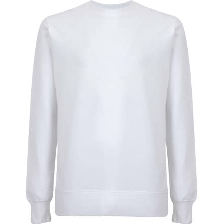 Fair produziertes Unisex EP Organic Sweatshirt aus Bio-Baumwolle in White von EarthPositive (Artnum: EP62