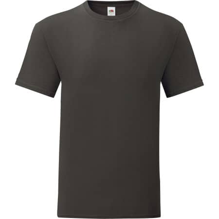 Klassisches Basic Herren T-Shirt Iconic in Light Graphite (Solid) von Fruit of the Loom (Artnum: F130