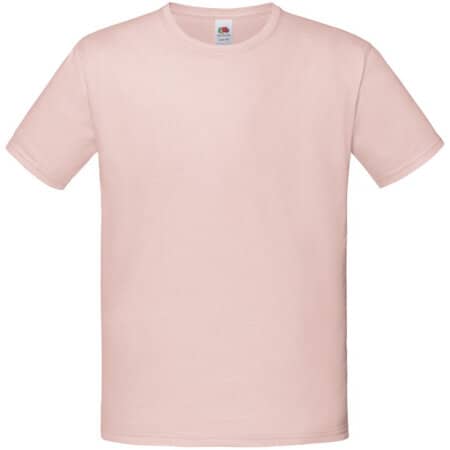Klassisches Basic Kinder T-Shirt Iconic in Powder Rose von Fruit of the Loom (Artnum: F130K