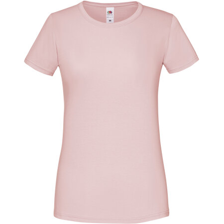 Klassisches Basic Damen T-Shirt Iconic in Powder Rose von Fruit of the Loom (Artnum: F131