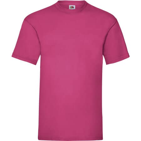 Basic Herren T-Shirt Valueweight in Fuchsia von Fruit of the Loom (Artnum: F140