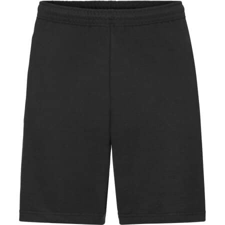 Leichte Herren-Shorts in Black von Fruit of the Loom (Artnum: F495