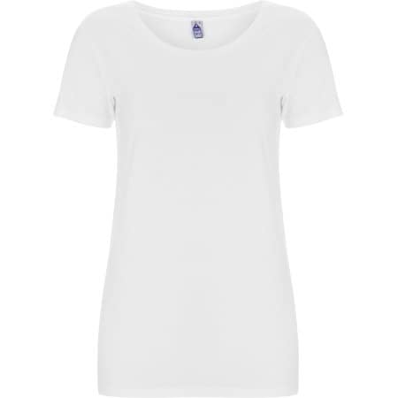 Fair produziertes T-Shirt Fair Share aus Bio-Baumwolle für Damen in White von Continental Clothing (Artnum: FS09