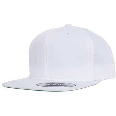 Pro-Style Twill Snapback Youth Cap in White von FLEXFIT (Artnum: FX6308