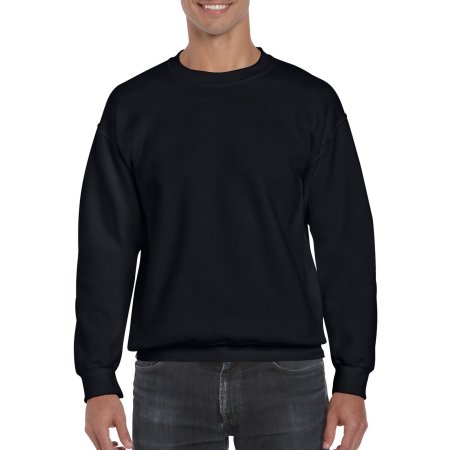 Mittelschwerer Herren-Sweater in Black von Gildan (Artnum: G12000