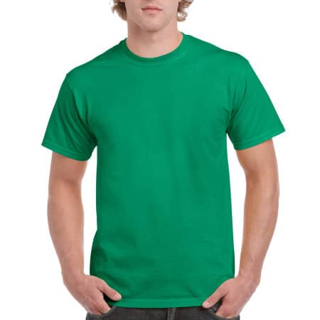 Strapazierfähiges Herren T-Shirt in Kelly Green von Gildan (Artnum: G2000