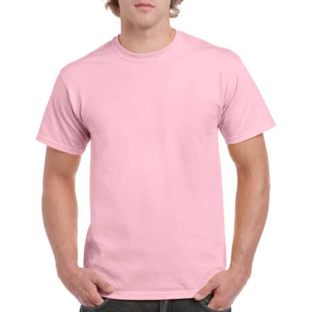 Schweres Herren T-Shirt in Light Pink von Gildan (Artnum: G5000