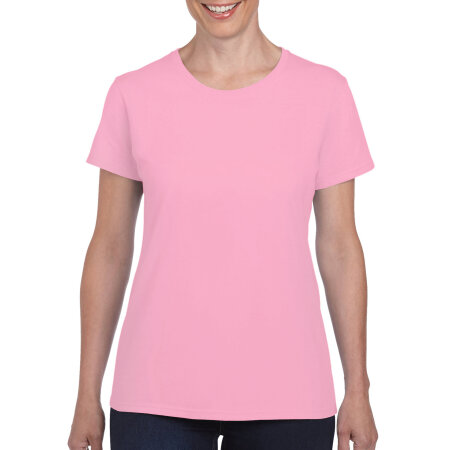 Heavy Cotton™ Ladies` T-Shirt in Light Pink von Gildan (Artnum: G5000L