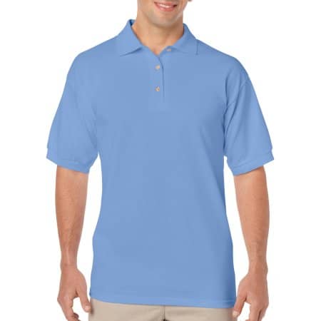 Herren-Poloshirt aus T-Shirt-Stoff in Carolina Blue von Gildan (Artnum: G8800