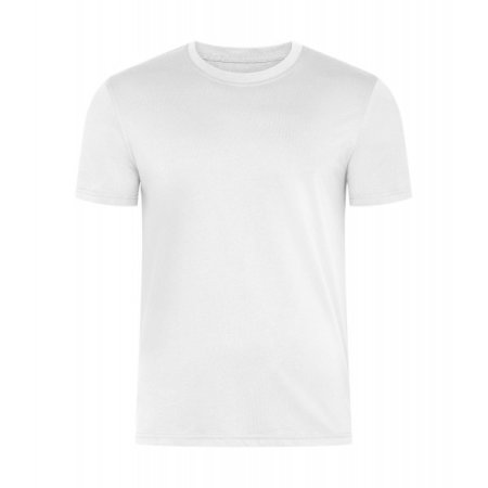 Schweres Premium Herren Bio T-Shirt in White von HRM (Artnum: HRM103