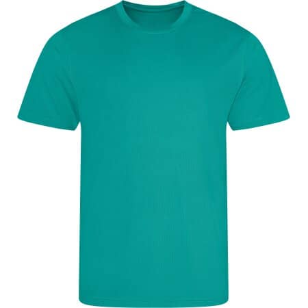 Schnell trocknendes Herren Stretch T-Shirt in Turquoise Blue von Just Cool (Artnum: JC001