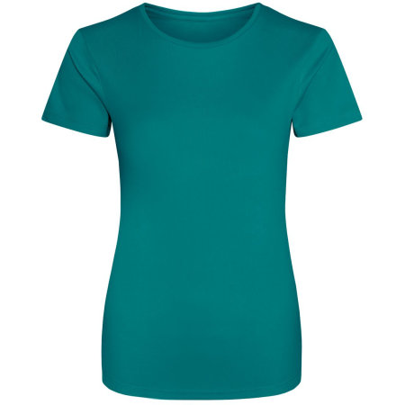 Funktionales Slim Fit Damen T-Shirt in Jade von Just Cool (Artnum: JC005