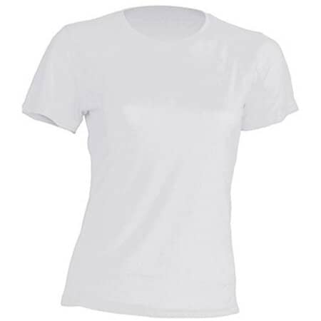 Sport T-Shirt Lady in White von JHK (Artnum: JHK101