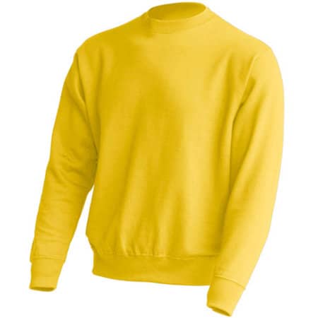 Herren Crew Neck Sweatshirt in Gold von JHK (Artnum: JHK320