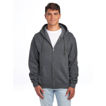 Nublend® Full-Zip Hooded Sweatshirt von JERZEES (Artnum: JZ993M