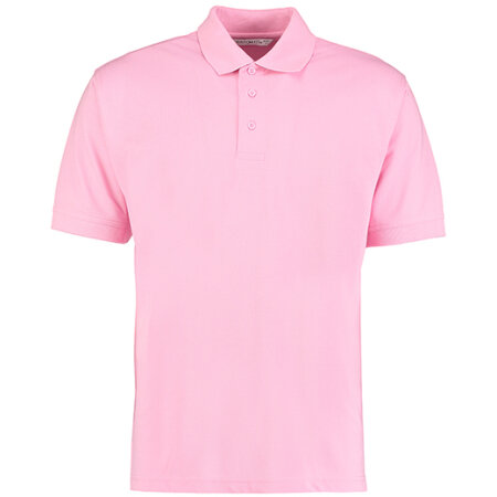 Klassisches strapazierfähiges Herren-Poloshirt in Pink von Kustom Kit (Artnum: K403