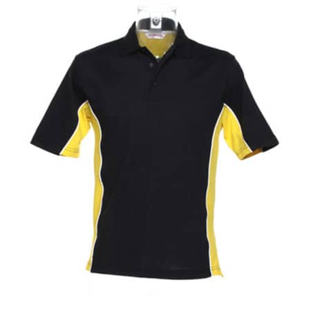 Track Polo in Black|Yellow|White von Gamegear (Artnum: K475