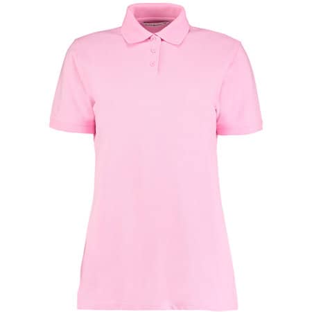 Klassisches strapazierfähiges Damen-Poloshirt in Pink von Kustom Kit (Artnum: K703