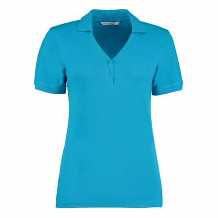 Sophia Comfortec® V Neck Polo Shirt von Kustom Kit (Artnum: K732