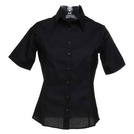 Womens Business Poplin Shirt Short Sle von Kustom Kit (Artnum: K742