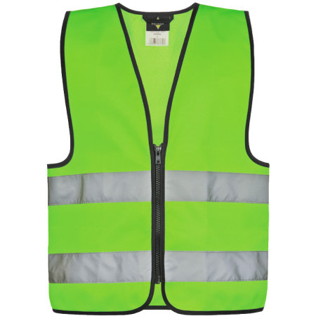 Safety Vest for Kids with Zipper EN1150 von Korntex (Artnum: KX201