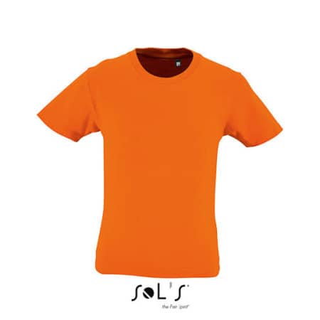 Kinder Fashion T-Shirt aus Bio-Baumwolle in Orange von SOL´S (Artnum: L02078