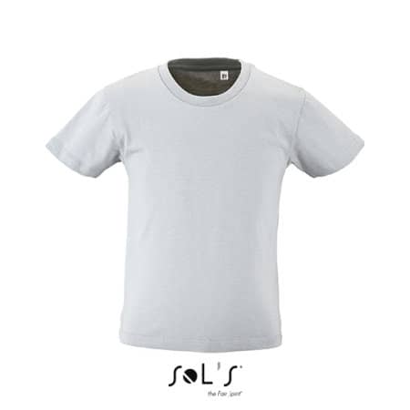 Kinder Fashion T-Shirt aus Bio-Baumwolle in Pure Grey von SOL´S (Artnum: L02078