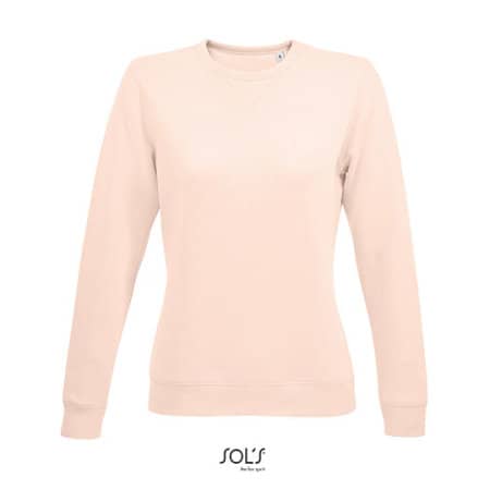 Women´s Round Neck Sweatshirt Sully in Creamy Pink von SOL´S (Artnum: L03104