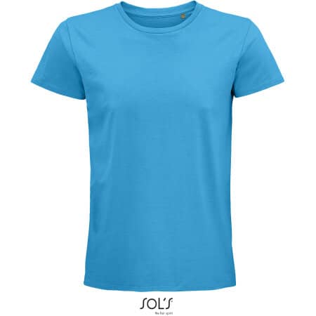 MittelschweresHerren Bio T-Shirt in Aqua von SOL´S (Artnum: L03565