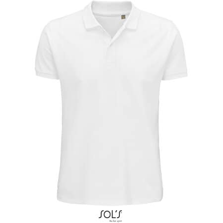 Herren-Poloshirt aus Bio-Baumwolle in White von SOL´S (Artnum: L03566