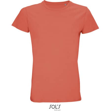 Basic Herren Bio T-Shirt in Pop Orange von SOL´S (Artnum: L03582