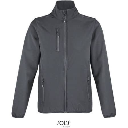 Women´s Falcon Zipped Softshell Jacket in Charcoal Grey (Solid) von SOL´S (Artnum: L03828