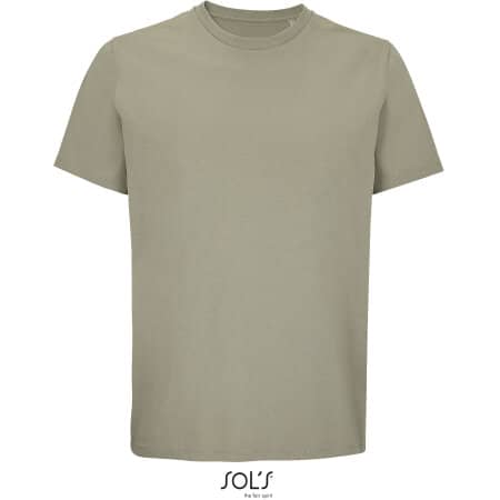 Unisex Organic T-Shirt Legend in Khaki von SOL´S (Artnum: L03981