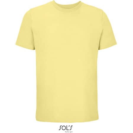Unisex Organic T-Shirt Legend in Light Yellow von SOL´S (Artnum: L03981