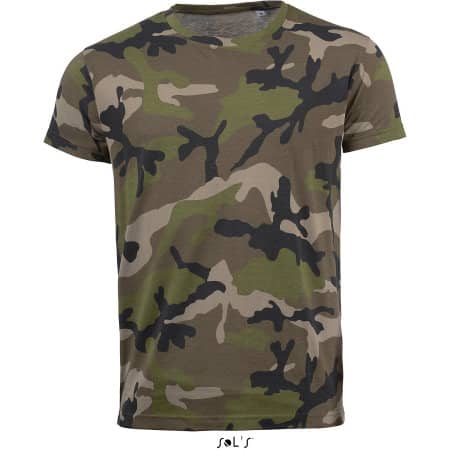 Men`s Camo T-Shirt von SOL´S (Artnum: L133