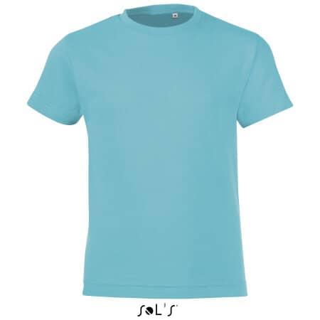 Basic Kinder T-Shirt Regent in Atoll Blue von SOL´S (Artnum: L149K