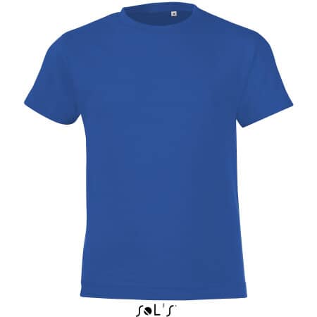 Basic Kinder T-Shirt Regent in Royal Blue von SOL´S (Artnum: L149K