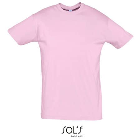 Basic Herren T-Shirt Regent in Medium Pink von SOL´S (Artnum: L150