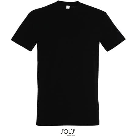 Premium Herren T-Shirt Imperial in Deep Black von SOL´S (Artnum: L190