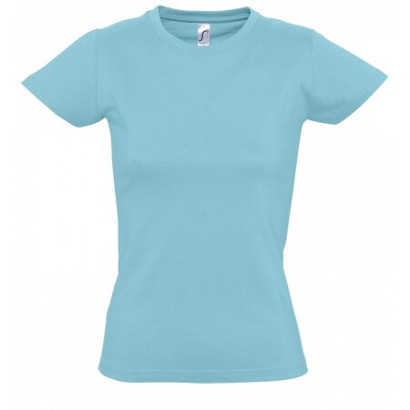 Premium Damen T-Shirt Imperial in Atoll Blue von SOL´S (Artnum: L191