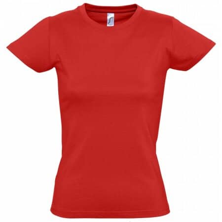 Premium Damen T-Shirt Imperial in Red von SOL´S (Artnum: L191
