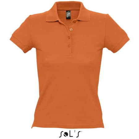 Ladies` Polo People 210 in Orange von SOL´S (Artnum: L519