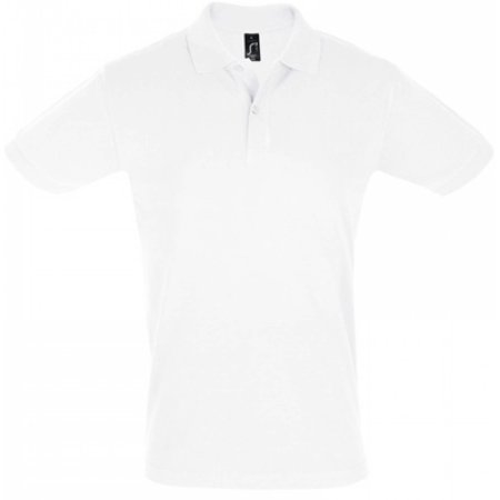 Men`s Polo Shirt Perfect in White von SOL´S (Artnum: L525