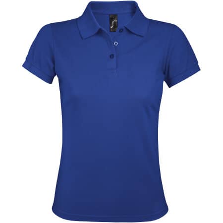 Women`s Polo Shirt Prime in Royal Blue von SOL´S (Artnum: L528