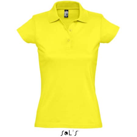 Women`s Polo Shirt Prescott in Lemon von SOL´S (Artnum: L534